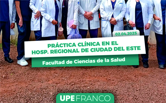Práctica Clínica: Estudiantes de Kinesiología y Fisioterapia visitan el Hospital Regional de CDE
