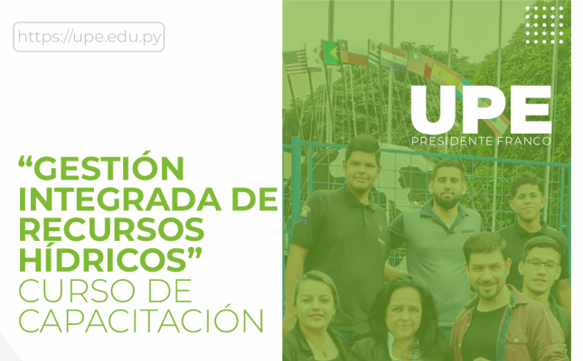 "Gestión de Recursos Hídricos": Curso de Capacitación 