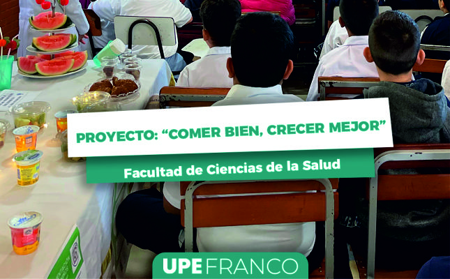 Estudiantes de Nutrición desarrollan el proyecto “Comer bien, crecer mejor” en la Escuela Dr. Moisés Bertoni