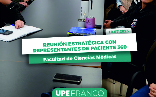 Reunión Estratégica: Medicina UPE recibe a representantes de 