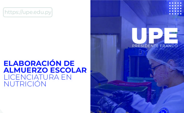 Estudiantes de Nutrición Elaboran Almuerzo Escolar Saludable: Práctica Profesional