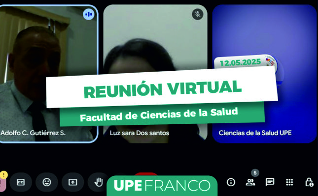 Reunión virtual: UPE y UCP coordinan seminario sobre internacionalización de la Educación Superior