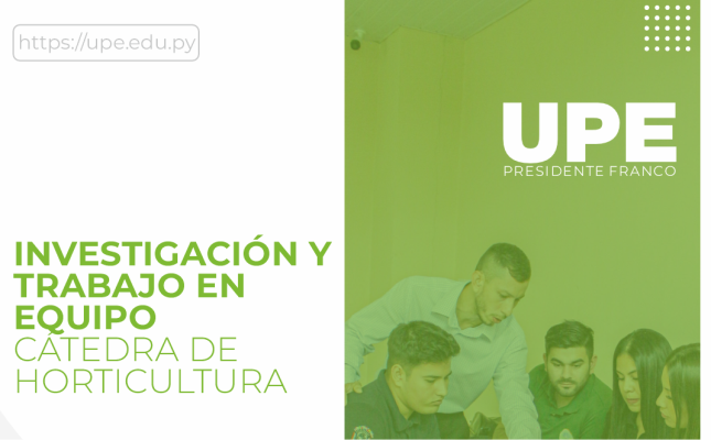 Vinculando la Investigación y el Trabajo en Equipo: Carrera de Ingeniería Agronómica 