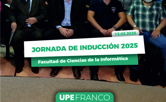 Jornada de Inducción: UPE Franco da la Bienvenida a los estudiantes de Ciencias de la Informática