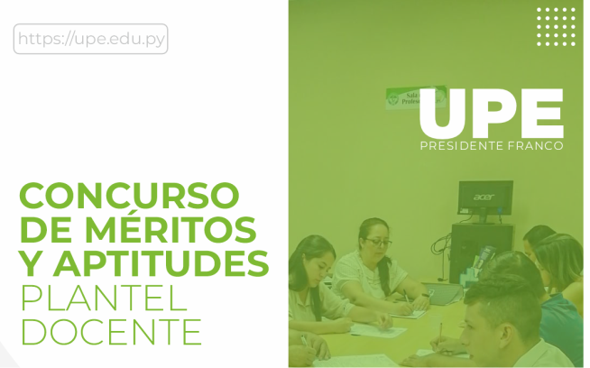 Docentes destacados en el Concurso de Méritos y Aptitudes 