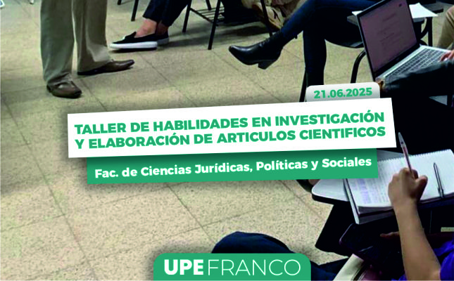 Inicia el Taller de Habilidades en Investigación y Elaboración de Artículos Científicos