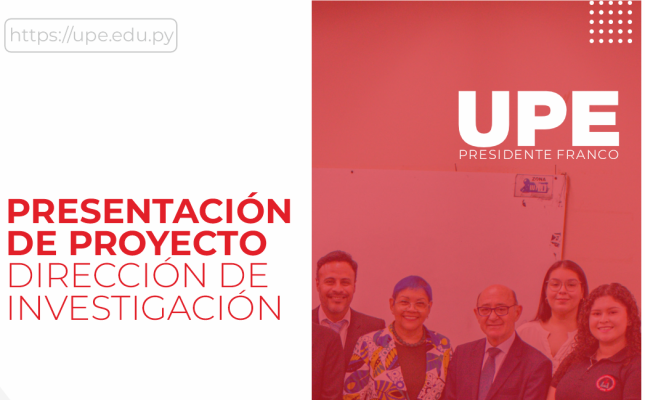 Presentación del Proyecto de Investigación - Dirección de Investigación de Derecho 