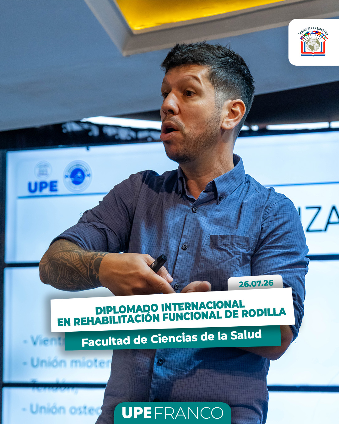 Segunda jornada del Diplomado Internacional en Rehabilitación Funcional de Rodilla