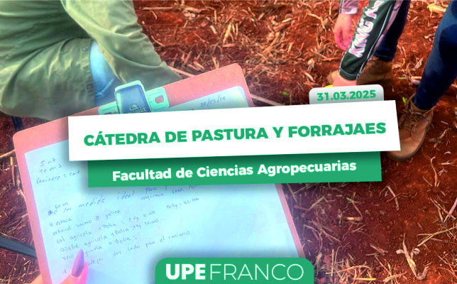 Estudiantes de Agronomía fortalecen su formación en Pasturas y Forrajes