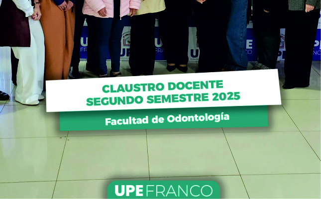 Claustro docente en la Facultad de Odontología: Segundo semestre del año lectivo 2025