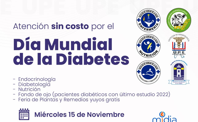 Día Mundial de la Diabetes en la UPE