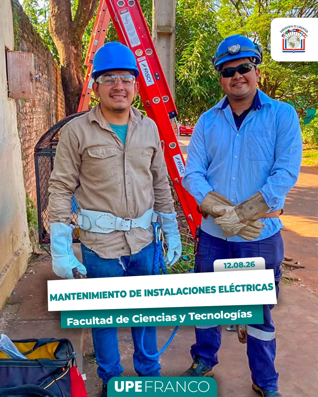 Facultad de Ciencias y Tecnologías avanza en el proyecto técnico de extensión en la Escuela Mariano Bobadilla del Barrio San Sebastián de Pdte. Franco