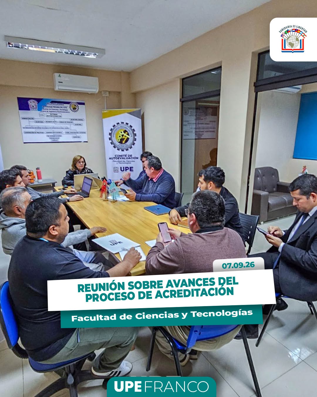 REUNIÓN SOBRE AVANCES DEL PROCESO DE ACREDITACIÓN DE INGENIERÍA ELECTROMECÁNICA