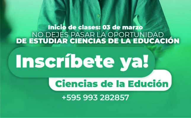 Inscripción - UPE Franco 2025: Facultad de Ciencias de la Educación