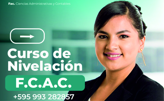 Curso de Nivelación UPE Franco 2025: Facultad de Ciencias Administrativas y Contables