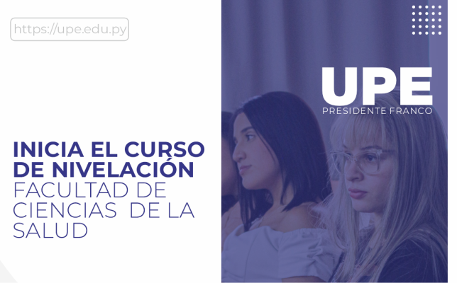 Inicia el Curso de Nivelación de la Facultad de Ciencias de la Salud