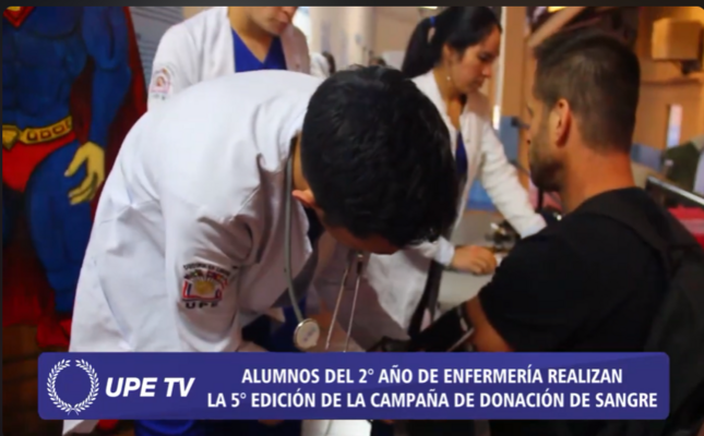 Campaña de Donación de Sangre en la UPE