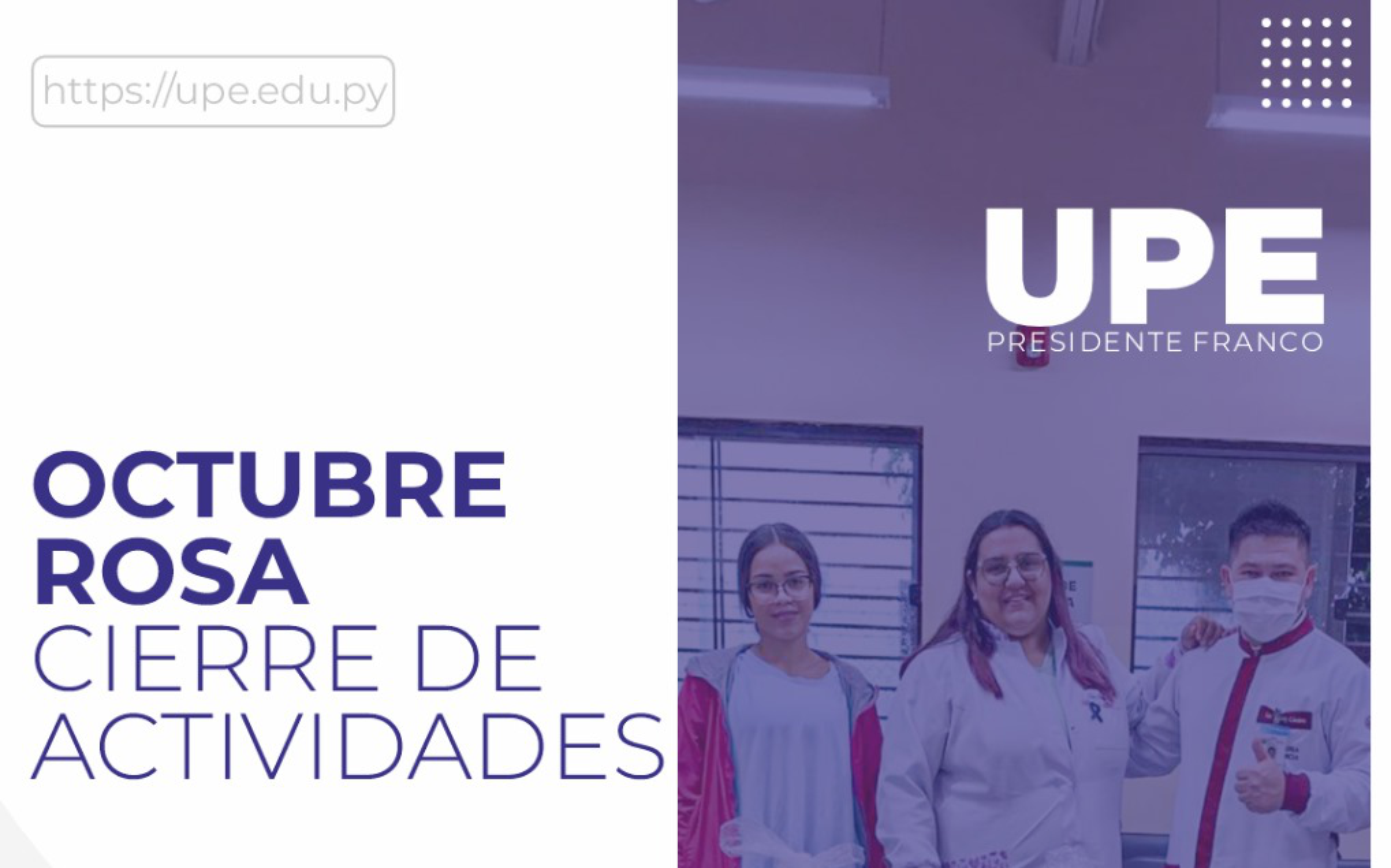 “Octubre Verdaderamente Rosa”  Cierre de Actividades 