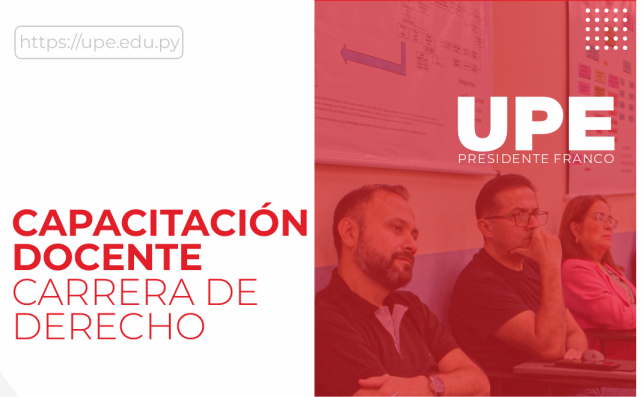 Capacitación Docente: Carrera de Derecho