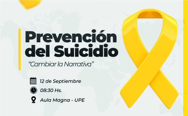 Charla de Prevención del Suicidio: Cambiar la Narrativa