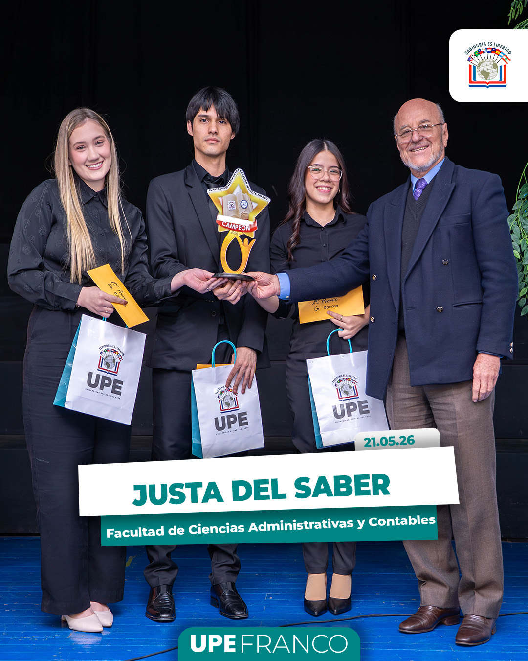 Justa del Saber UPE: una competencia participativa de conocimiento