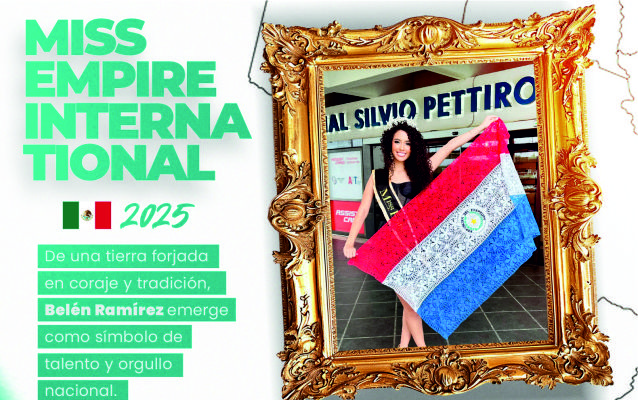 Belén Ramírez, estudiante de Informática UPE fue coronada Miss Empire International 2025