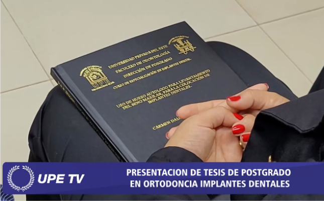 Presentación de Tesis de Posgrado - Carrera de Odontología