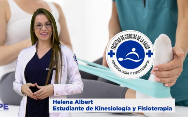 Estudia Kinesiología y Fisioterapia en la UPE, sede Central