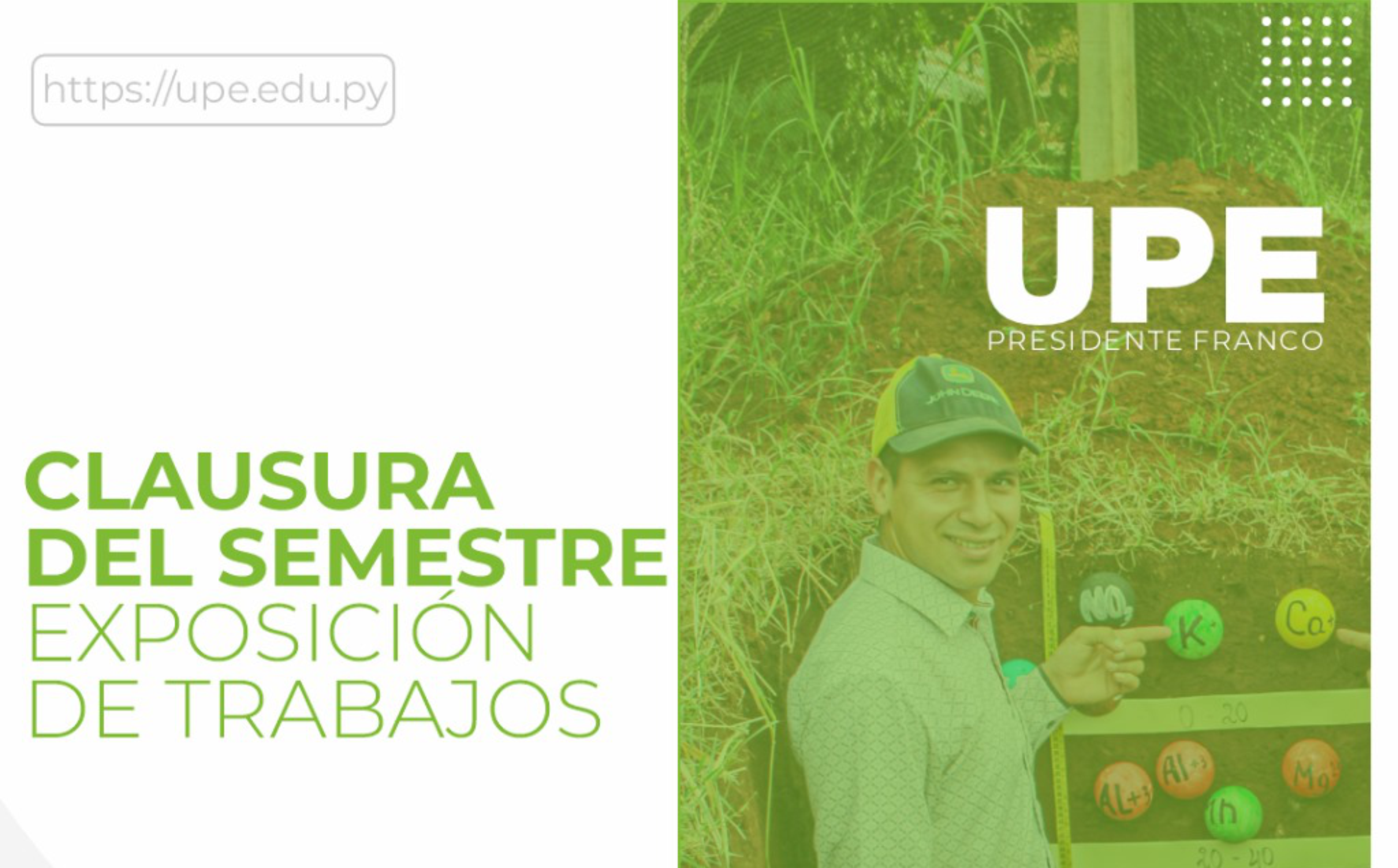 Estudiantes de Agronomía UPE exponen trabajos de campo: Clausura del Semestre