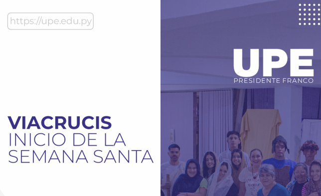 Estudiantes dan la Bienvenida a la Semana Santa con el Viacrucis