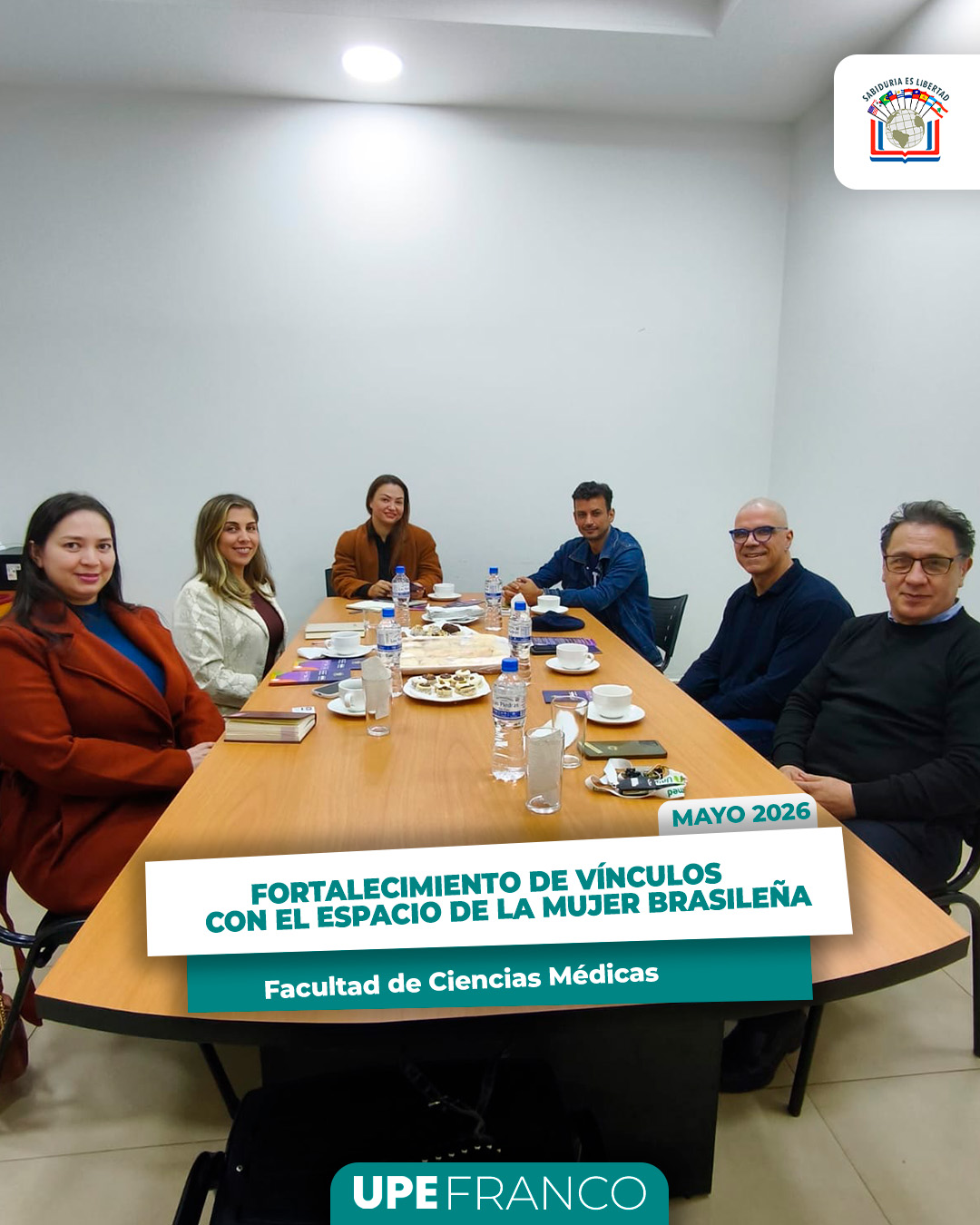 Medicina UPE fortalece vínculos con el Espacio de la Mujer Brasileña (EMuB)