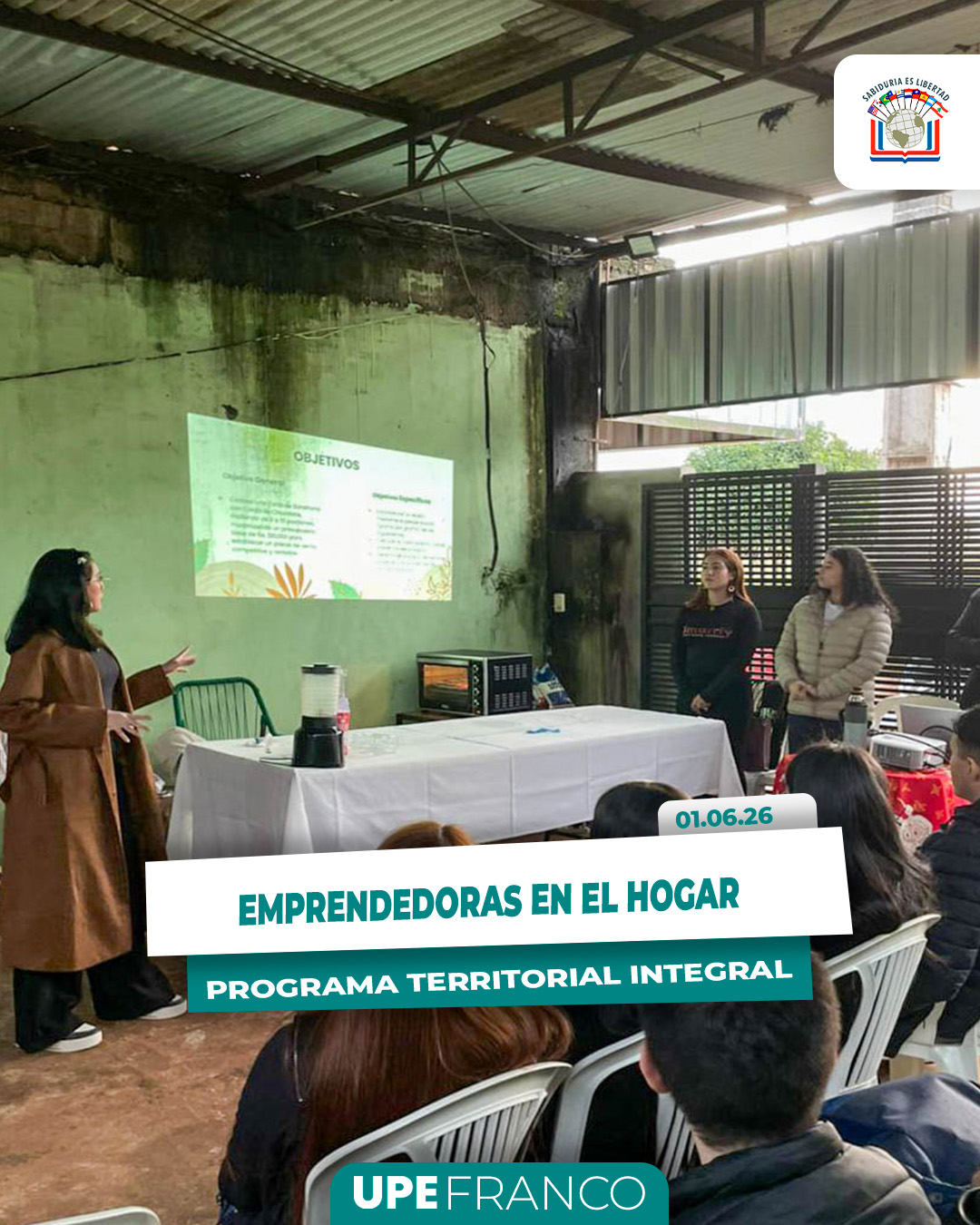 UPE FRANCO: EMPRENDEDORAS DESDE EL HOGAR