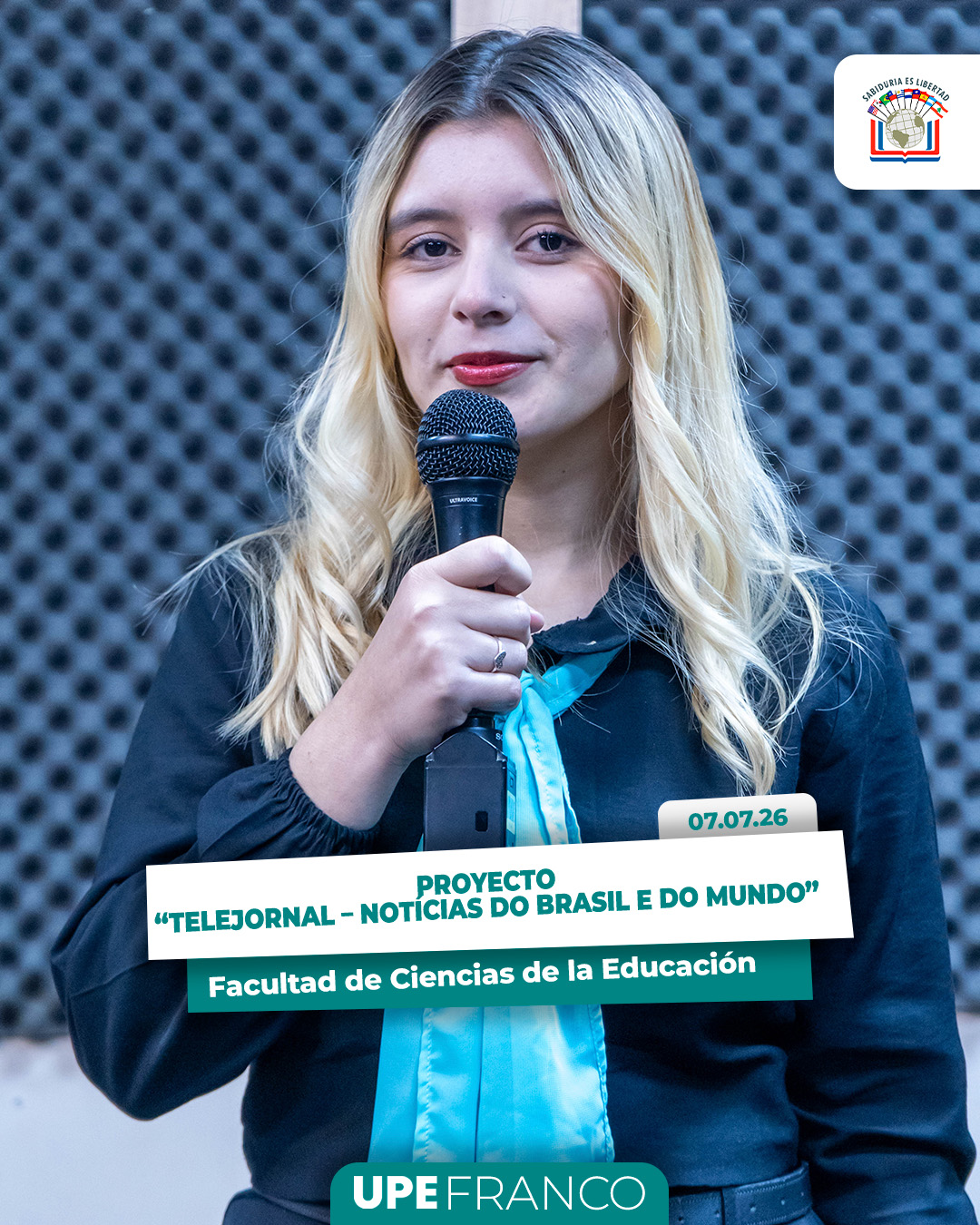 Estudiantes de Ciencias de la Educación presentaron el proyecto “Telejornal – Notícias do Brasil e do Mundo”