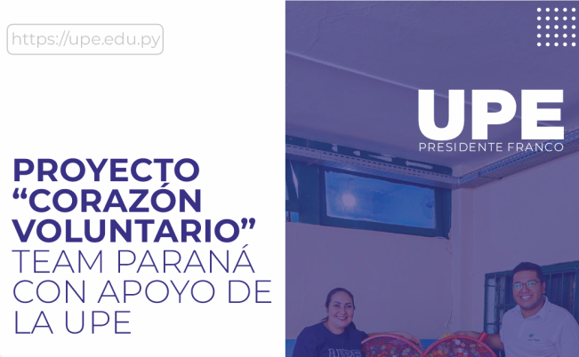 Proyecto Corazón de Voluntario - Team Paraná y UPE