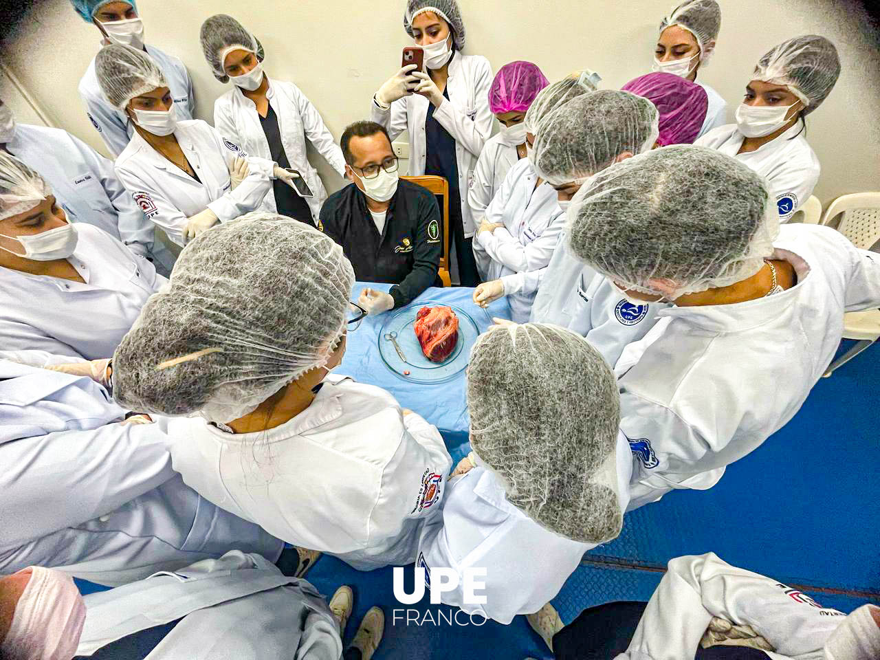 Estudiantes de Kinesiología y Fisioterapia desarrollan prácticas de fisiopatología: Aprendizaje en acción