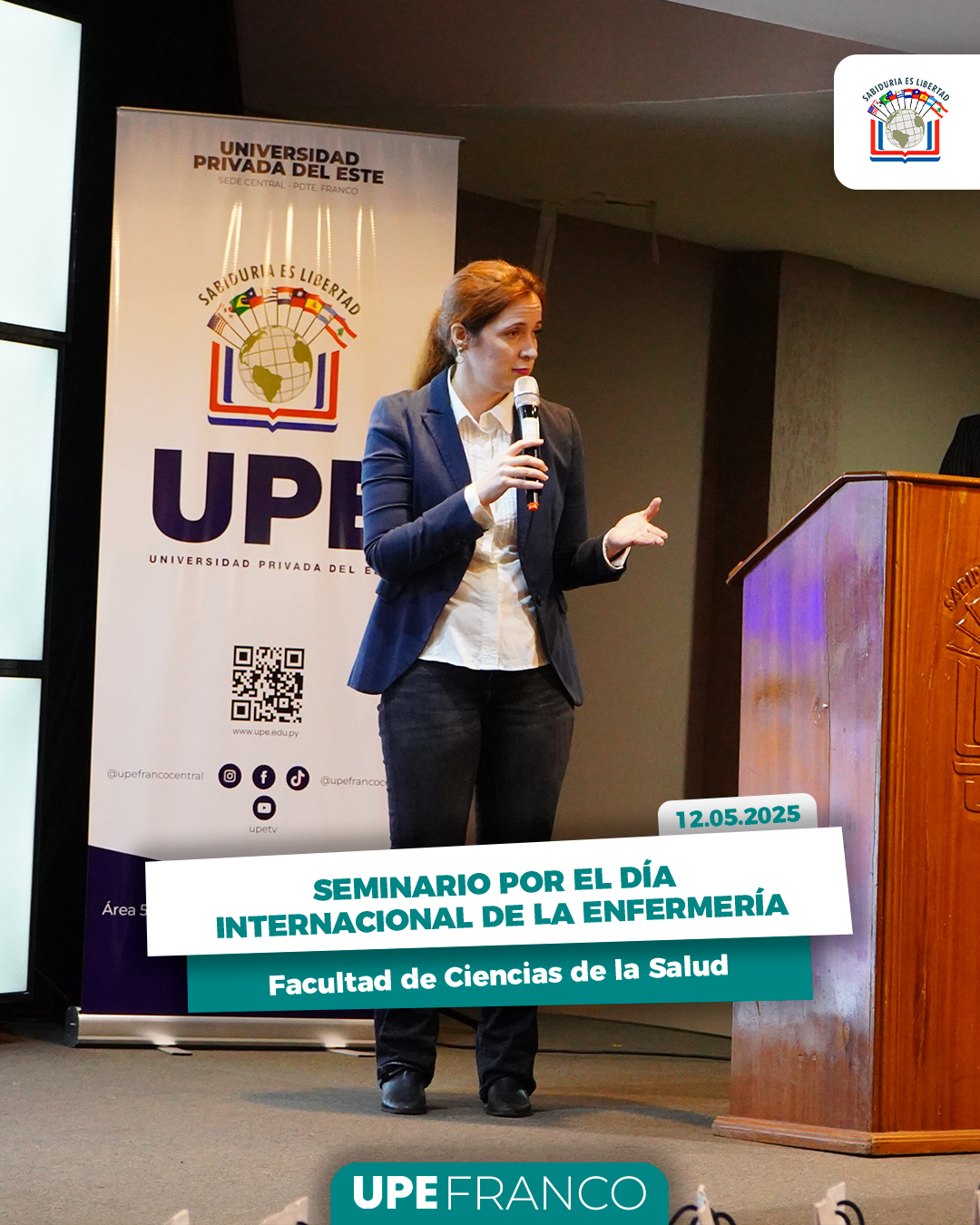 UPE Franco celebró el Día Internacional de la Enfermería con seminario académico
