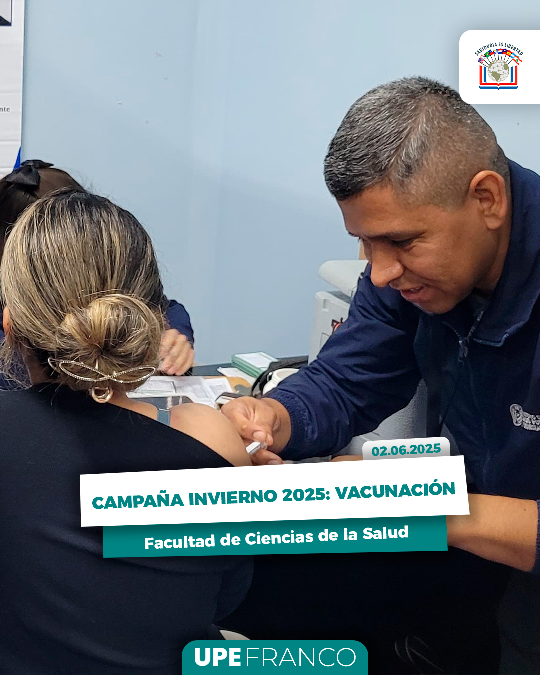 Campaña Invierno 2025: Jornada de Vacunación Gratuita en la UPE FRANCO