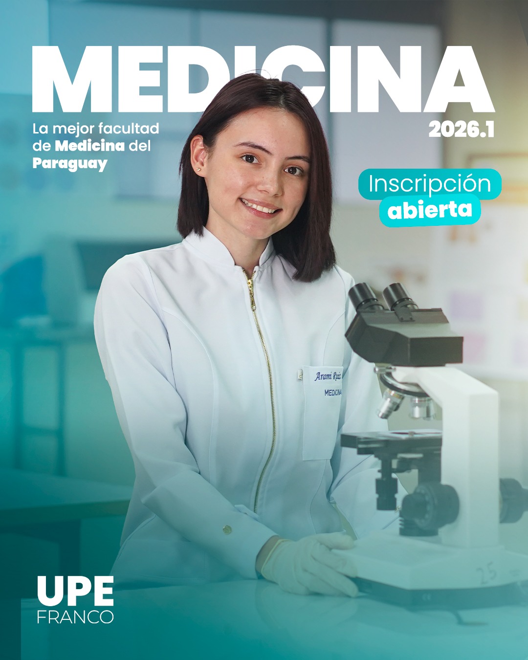 Convocatoria abierta para 2026.1: Carrera de Medicina en la UPE FRANCO
