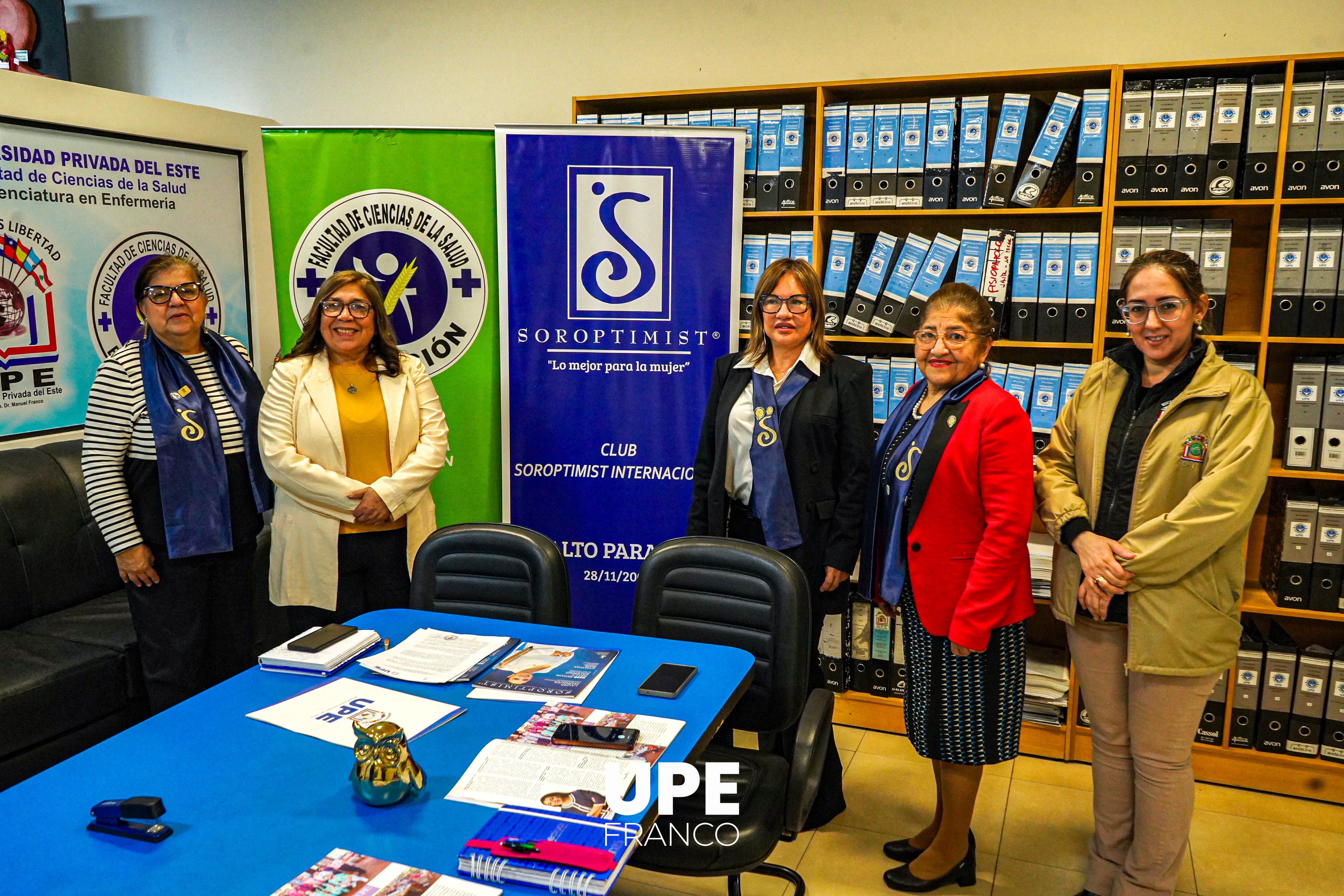 UPE firmó convenio con el Club Soroptimist Internacional Alto Paraná