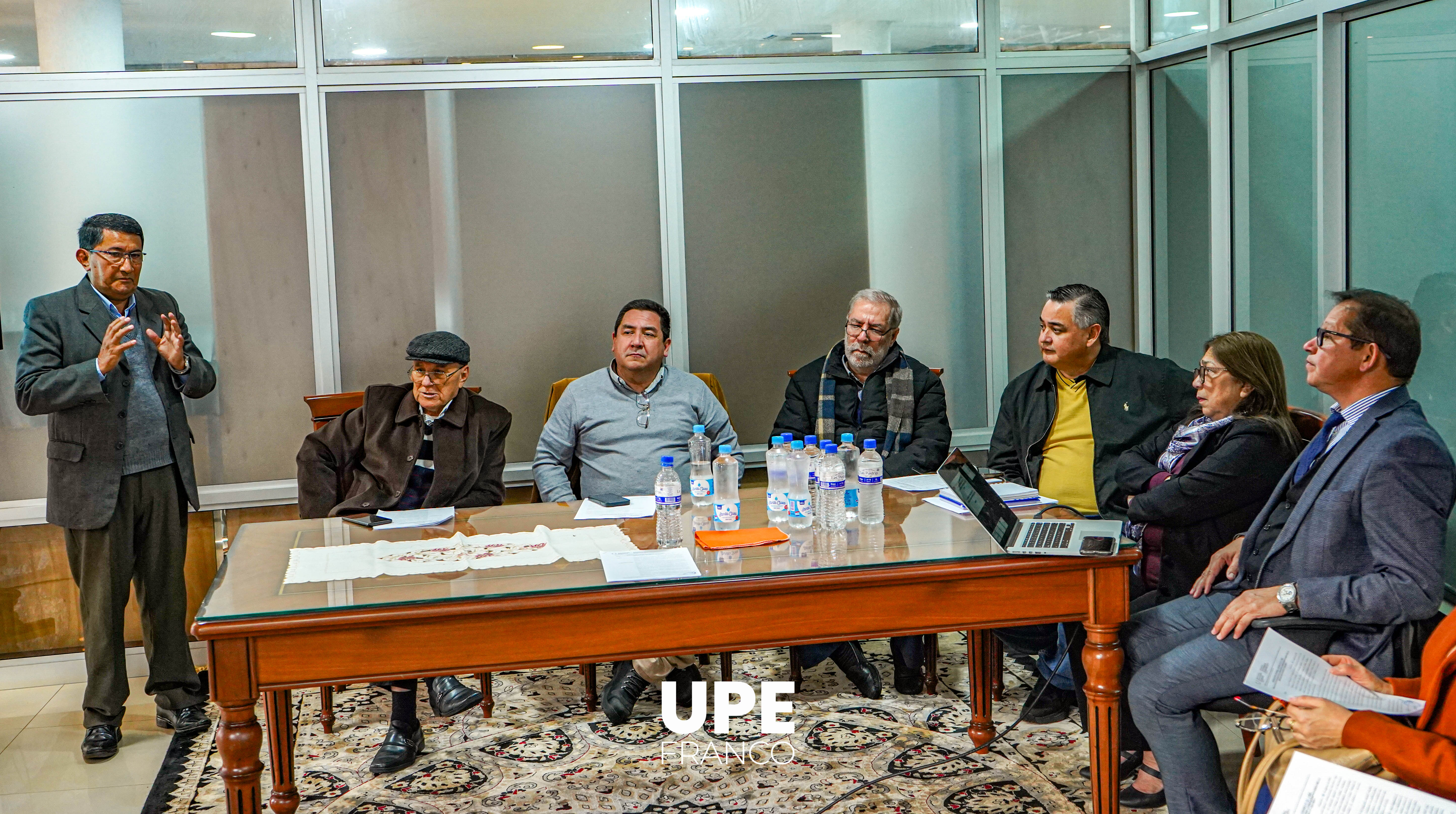 Reunión de decanos y director ejecutivo de la UPE FRANCO