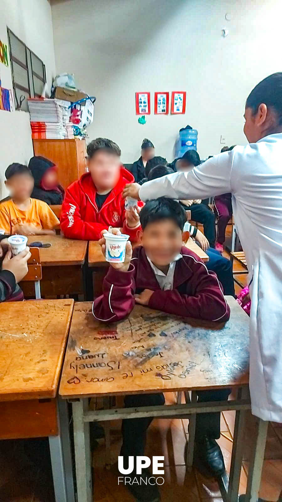 Estudiantes de Enfermería UPE promueven salud en la Escuela Mariano Bobadilla