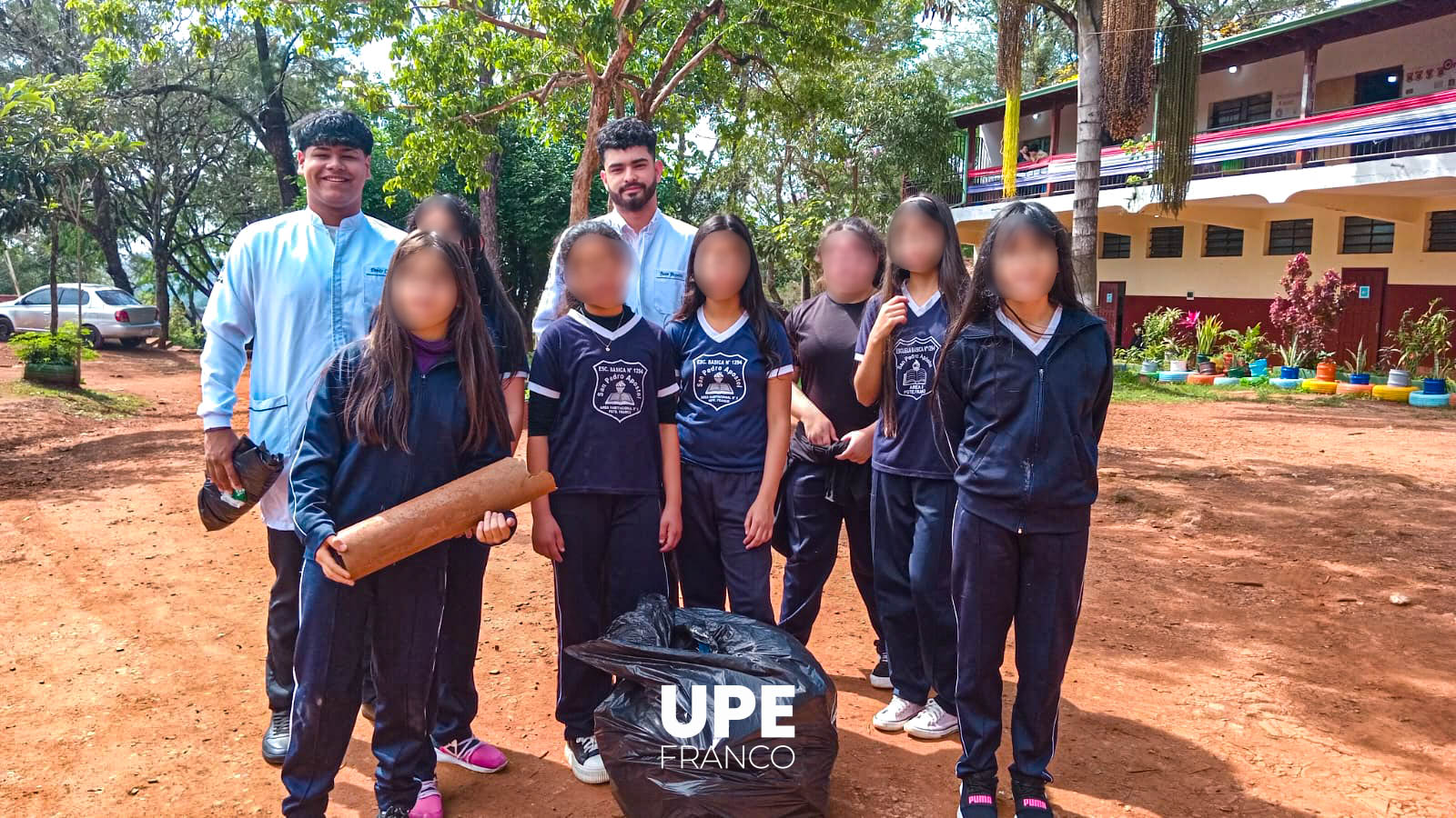 Escuela libre de criaderos de mosquitos: Minga Ambiental en la Escuela San Pedro Apóstol