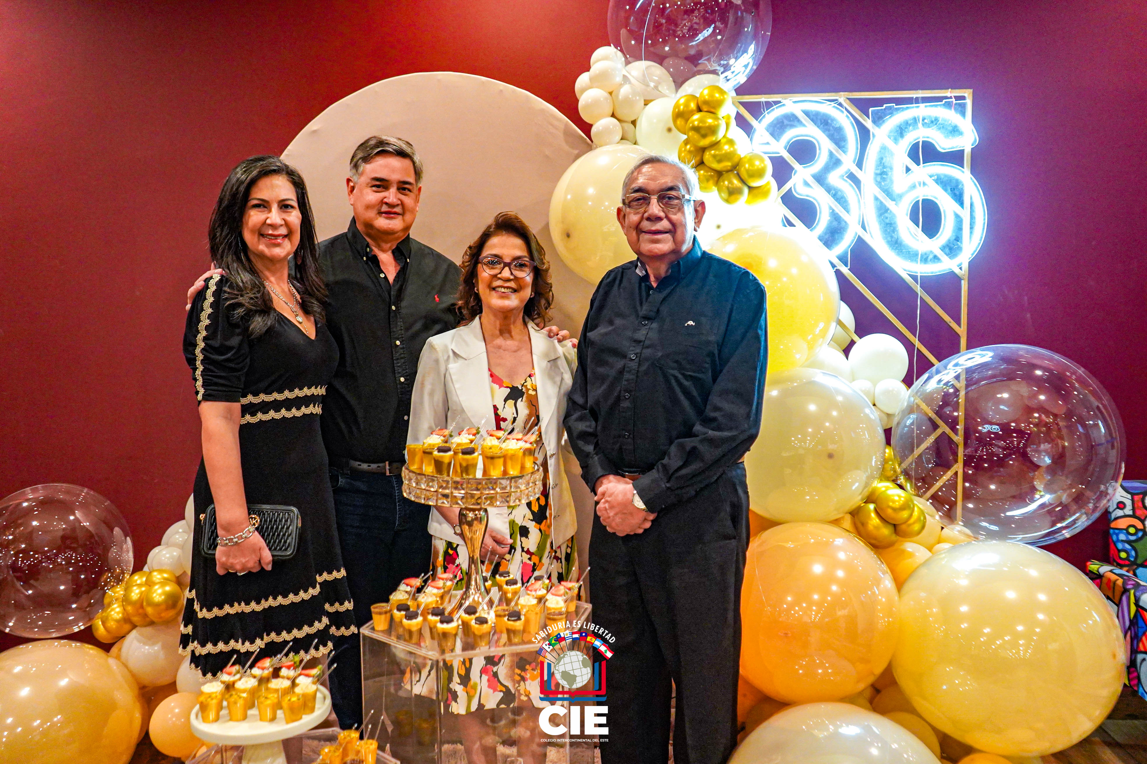Colegio Intercontinental del Este celebró su 36.º aniversario: Cena de confraternización