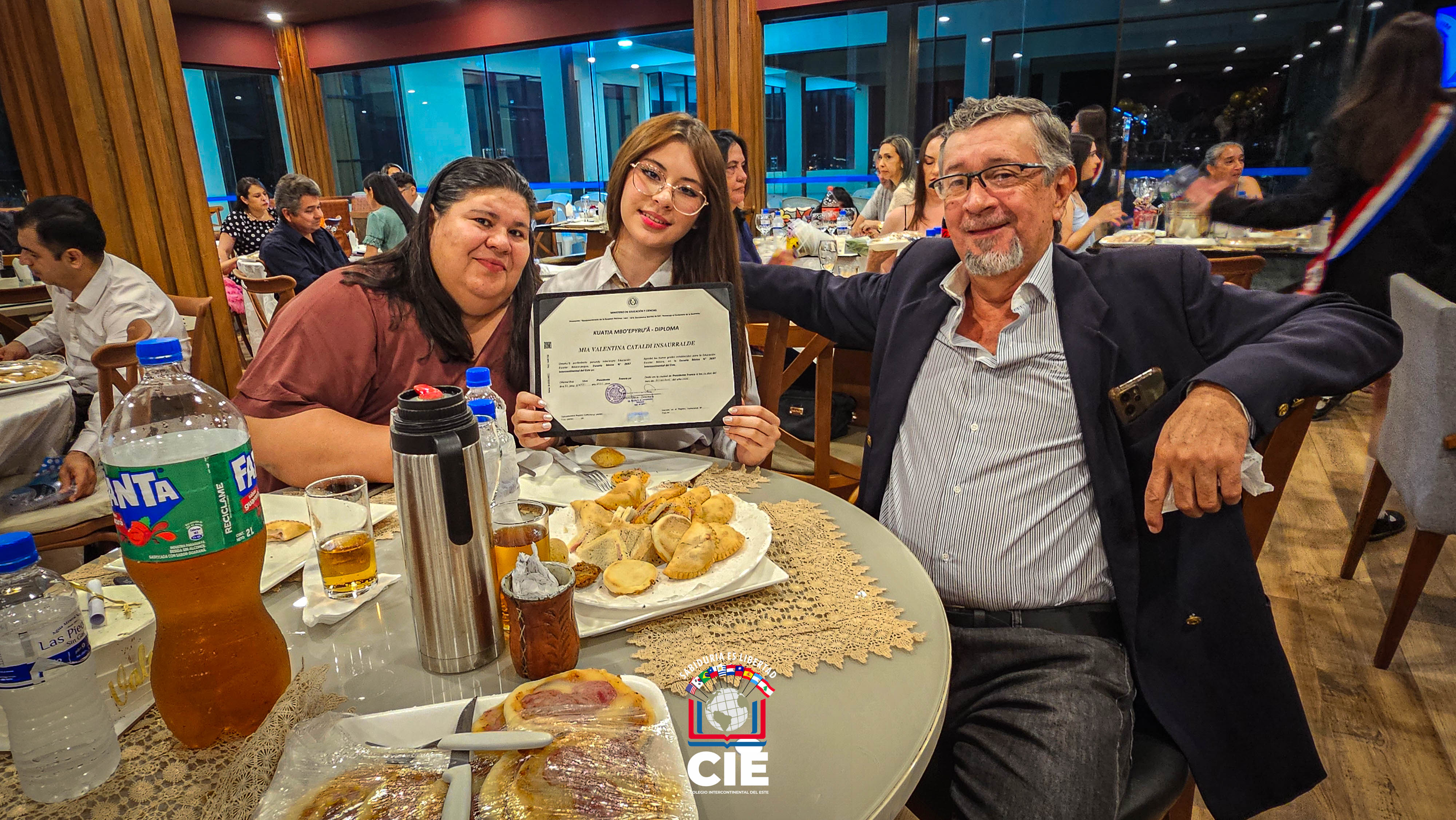 Brindis de culminación del año lectivo 2025: 9° Grado - Colegio Intercontinental del Este