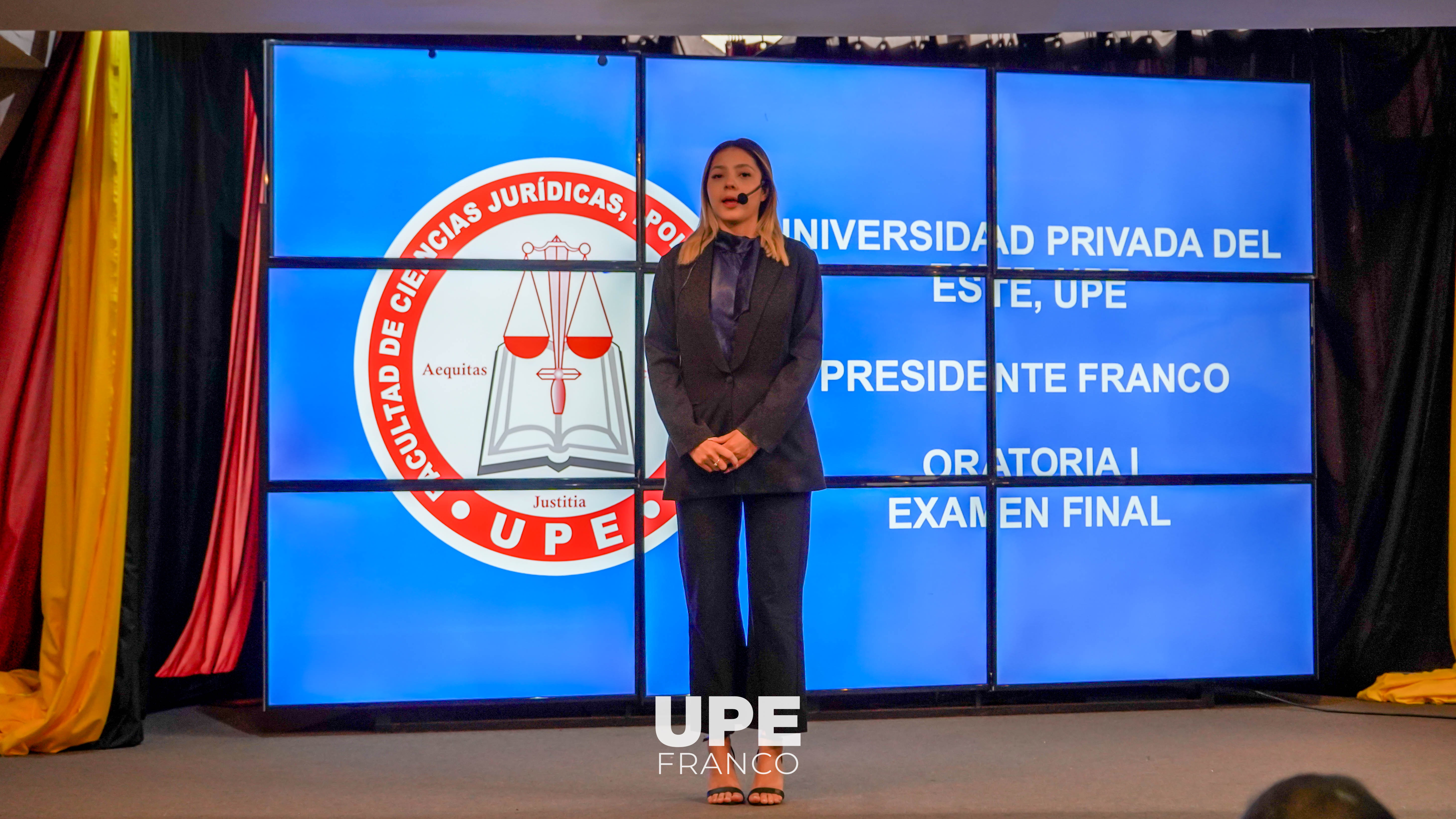 Examen Final de Oratoria I: Facultad de Ciencias Jurídicas, Políticas y Sociales