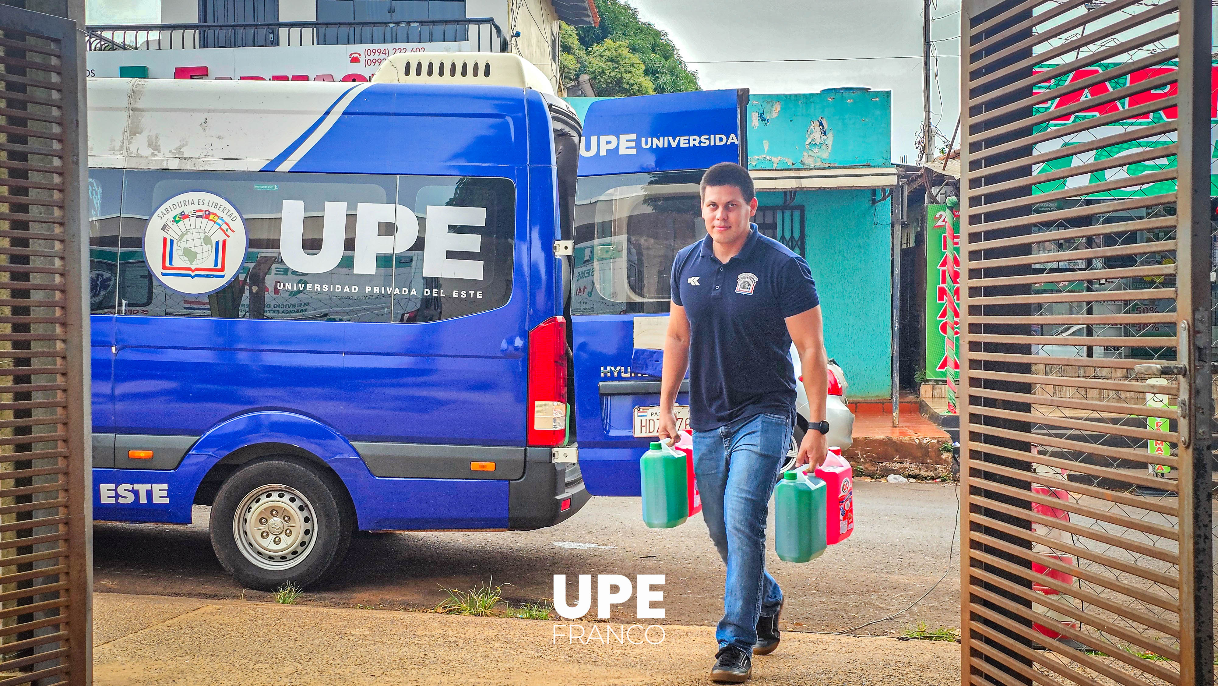 UPE FRANCO entrega insumos de limpieza al Hospital Distrital de Presidente Franco