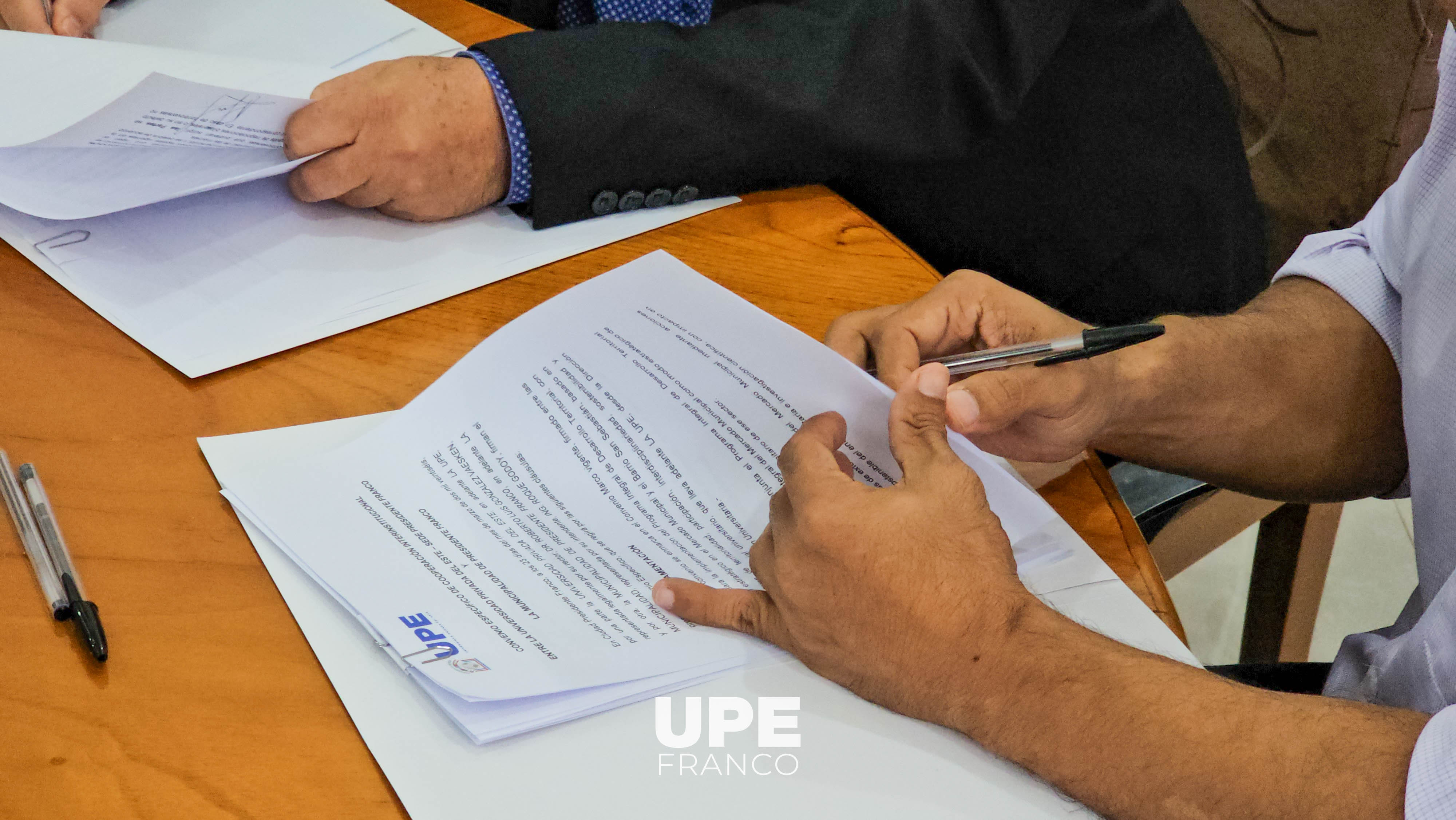 UPE Y MUNICIPALIDAD DE PRESIDENTE FRANCO CONSOLIDAN ALIANZA ESTRATÉGICA MEDIANTE CONVENIOS DE COOPERACIÓN INTERINSTITUCIONAL