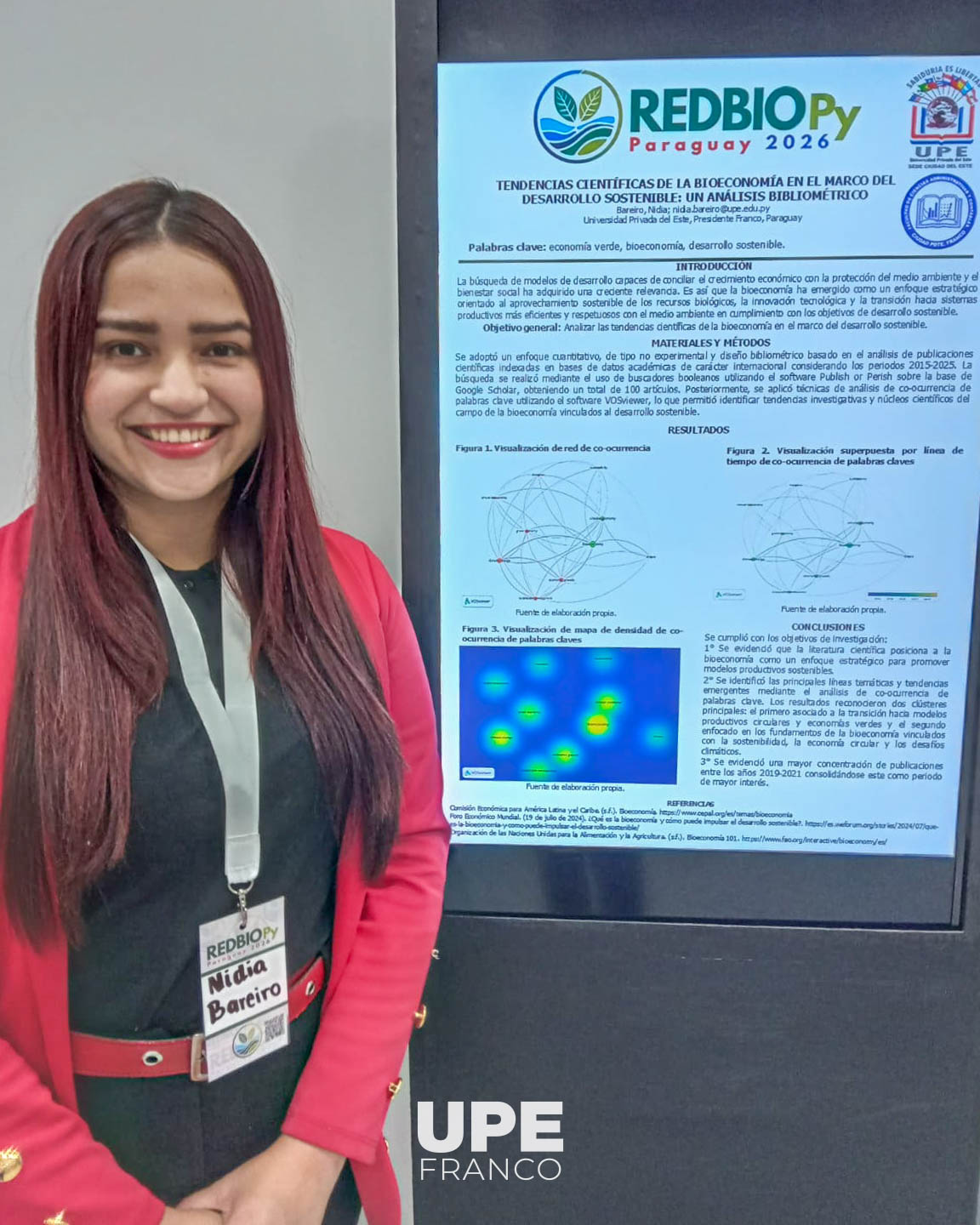 DOCENTE DE LA UPE FRANCO PARTICIPA EN EVENTO NACIONAL DE INVESTIGACIÓN EN EL MARCO DE LA RED BIOPY