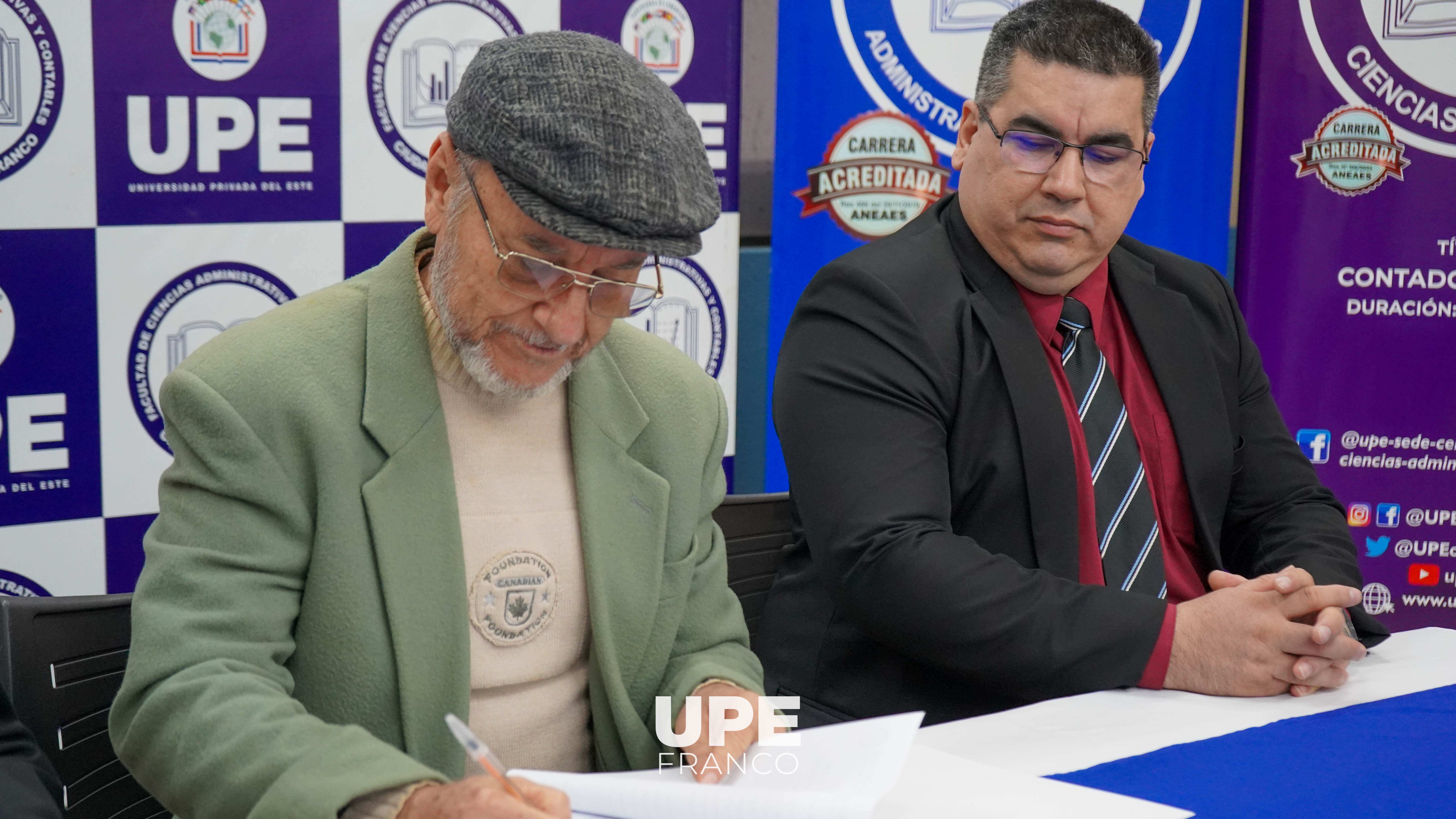 FACULTAD DE CIENCIAS ADMINISTRATIVAS Y CONTABLES DE LA UPE SUSCRIBE CONVENIO DE COOPERACIÓN CON PAPAHARA E.A.S.
