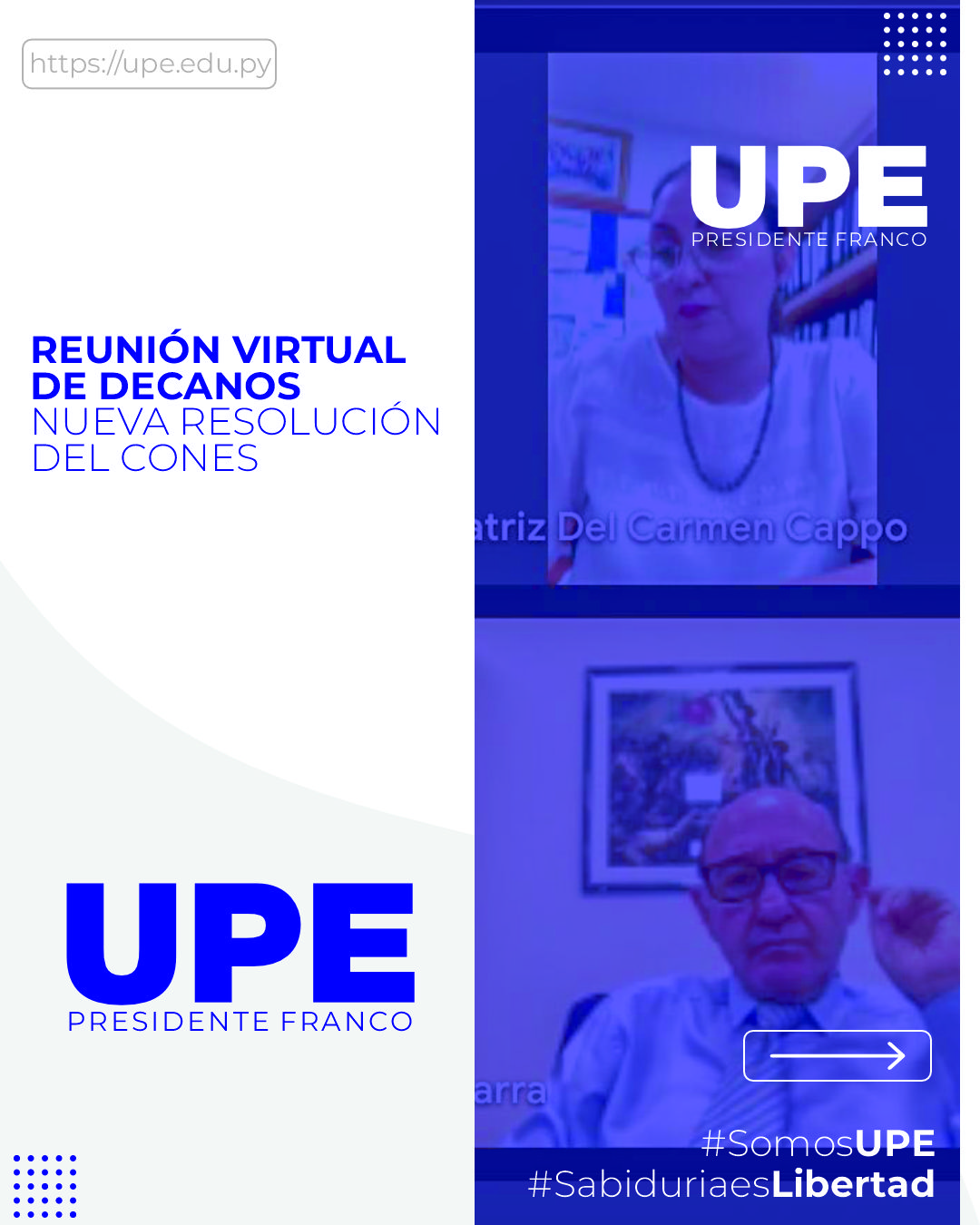 Encuentro Virtual de Decanos de la UPE: Resolución CONES N° 221/2024